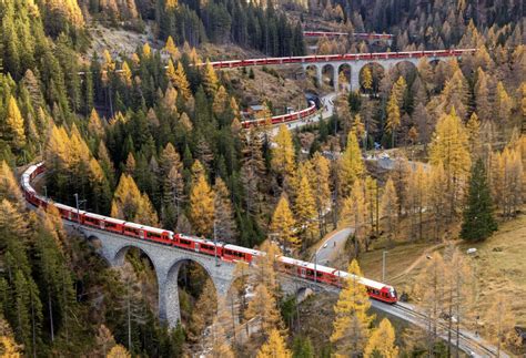 Longest Passenger Train This Record Breaking Swiss Train Is 2 Kilometres Long World Economic
