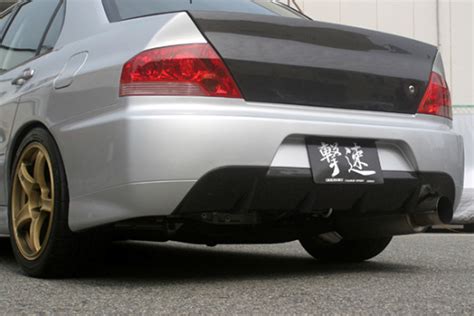 Cs424rb9c Charge Speed 2002 2007 Mitsubishi Lancer Evo Vii Viii And Ix Sedan Rear Bumper With