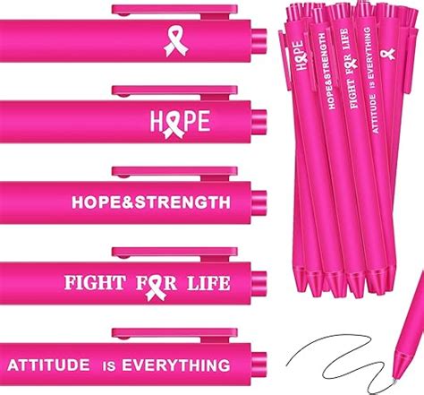 Amazon Ireer 100 Pcs Breast Cancer Awareness Ballpoint Pen