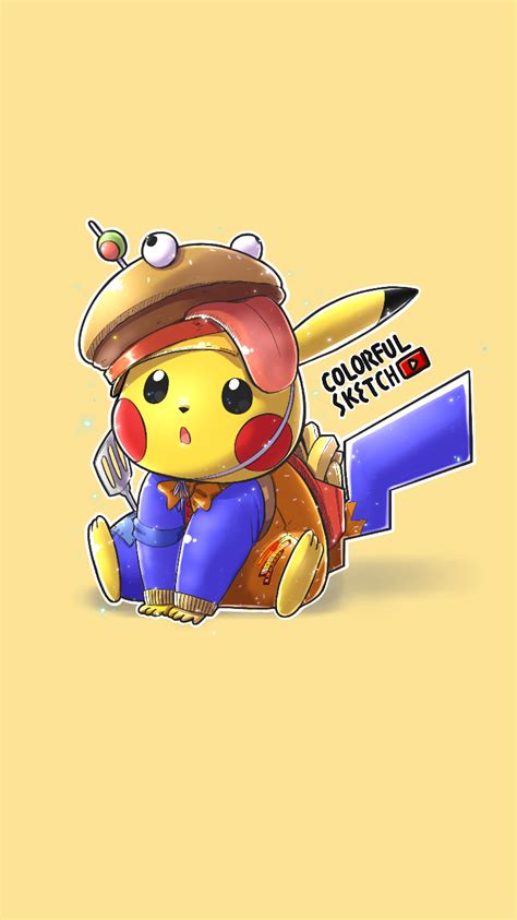 Fortnite Beef Boss + Pikachu Fanart by colorfulSketchJennie on DeviantArt