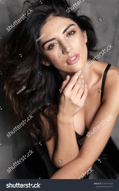 Closeup Portrait Sensual Latina Woman Stock Photo 1292116228 Shutterstock