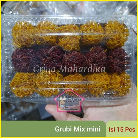 Jual Carang Mas Grubi Kremes Walangan Mix Mini Mika Shopee Indonesia