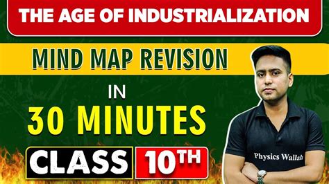 The Age Of Industrialization In Minutes Mind Map Series For Class