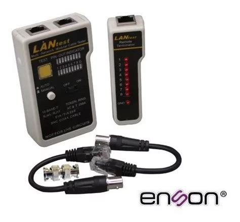 Probador Tester Bnc Continuidad Lan Rj Y Rj Enson Env O Gratis