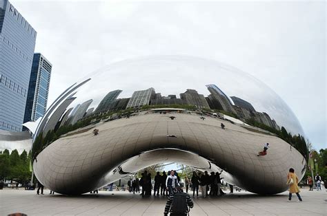 HD wallpaper: Chicago Bean, Reflection, City, cityscape, urban ...