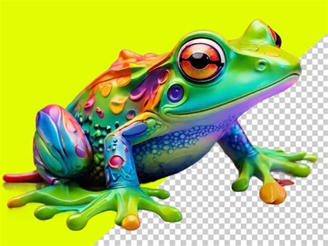 Grenouille Colore Psd Mod Les Psd Gratuits De Haute Qualit