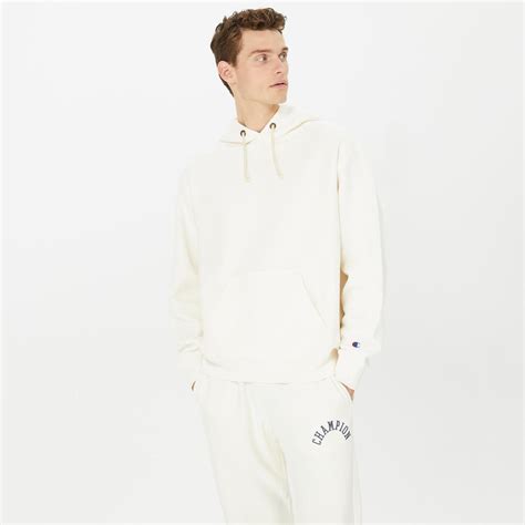 Champion Hooded Erkek Beyaz Sweatshirt Sweatshirt Intersport