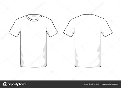 Blank White T Shirt Template - Blank White T Shirt Template Vector ...