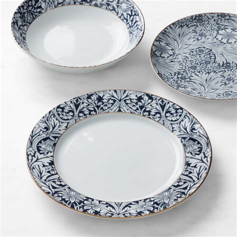 Williams Sonoma X Morris And Co 12 Piece Dinnerware Set Williams Sonoma