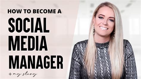 How To Become A Social Media Manager Step By Step Process My Story