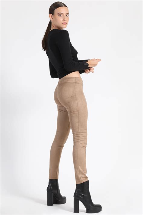 Ripley Pantalon Pitillo Liso Caf Liola