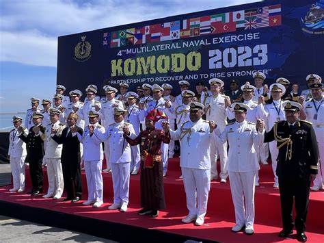 Multilateral Naval Exercise Komodo In Makassar Followed By The Navies