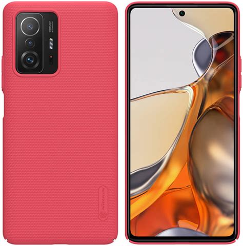 Nillkin Super Frosted Shield Xiaomi T T Pro Hoesje Backcover Rood