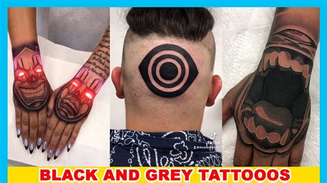 Black And Gray Hand Tattoo For Men Black Gray Tattoo For Guys Black