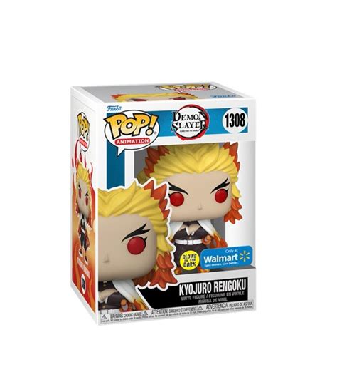 Funko Pop Demon Slayer Kyojuro Rengoku Glow In The Dark Walmart