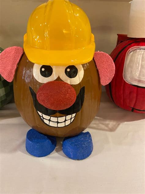 Mr Potato Head pumpkin | Halloween pumpkin designs, Creative pumpkin decorating, Halloween ...