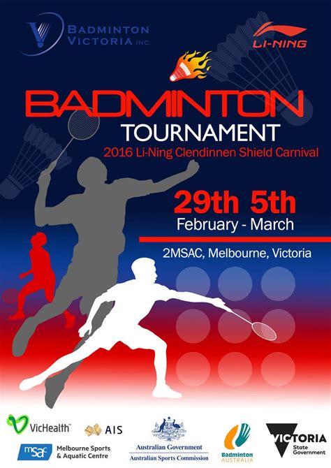 Badminton Poster Design Penggambar