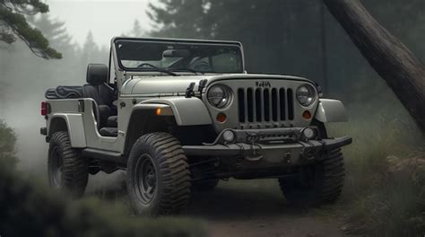 Premium AI Image | A Beautiful vintage Jeep