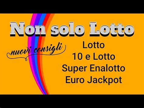 Non Solo LOTTO Gratis Consigli Per Il 9 Aprile 2024 YouTube