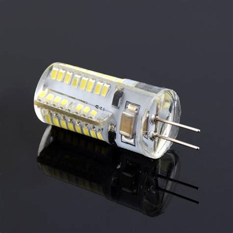 G4 3014 SMD 3 5 6 8 9W LED Kristal Lamba Işık LED Silikon Ampul 12V DC