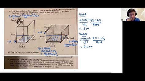 Singapore Math Challenging Volume Question Youtube