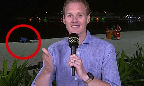 Bbc Rio Olympics Coverage Interrupted By Couple Having Sex On Beach Behind Dan Walker Daily