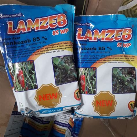 Jual Mancozeb Biru LAMZEB 85 WP Fungisida Mankozeb Biru 1 Kg Shopee