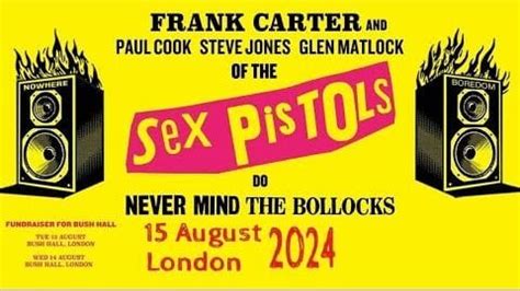 Frank Carter Se Une A Membros Dos Sex Pistols Para Turn Disconecta