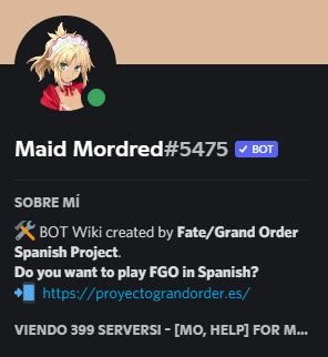 Fate Grand Order Proyecto Español on Twitter Discord nos habilito