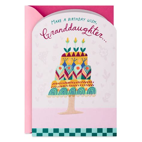 Wish Come True Birthday Card for Granddaughter - Greeting Cards | Hallmark