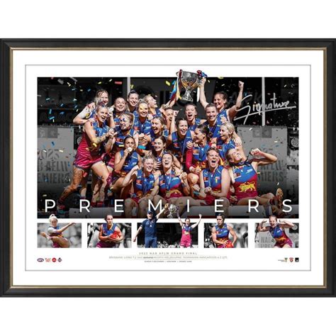 BRISBANE LIONS 2023 AFLW PREMIERS SIGNED ICON SERIES | Taylormade ...