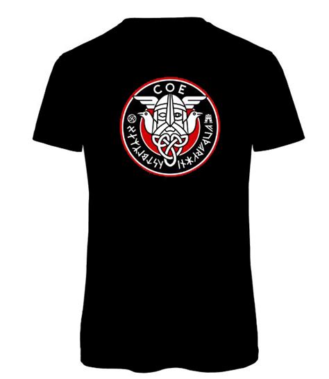 Camiseta Negra COE Tienda Asatru Camiseta COE Color Negro