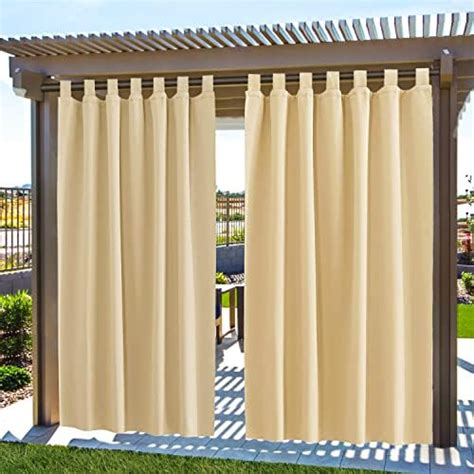 Afxxe Rideaux D Ext Rieur Rrideau Pour Pergola Peut Tre Tanche