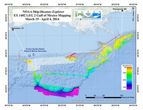 Gulf Of Mexico Physical Maps