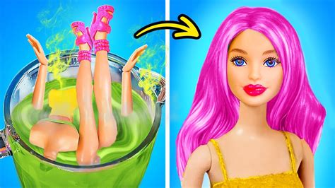 We Adopted Barbie Extreme Rich Vs Broke Doll Makeover By Saycool