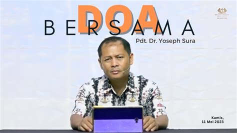 Ibadah Raya Pdt Dr Yoseph Sura Hidup Bagi Tuhan Minggu Mei