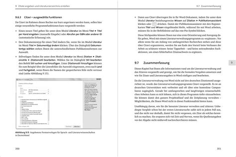 Wissenschaftliche Arbeiten Mit Word 2010 Von Der Planung Bis Zur