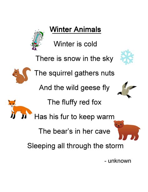 Poems About Animals That Rhyme