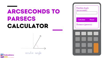 Arcseconds to Parsecs Calculator Online