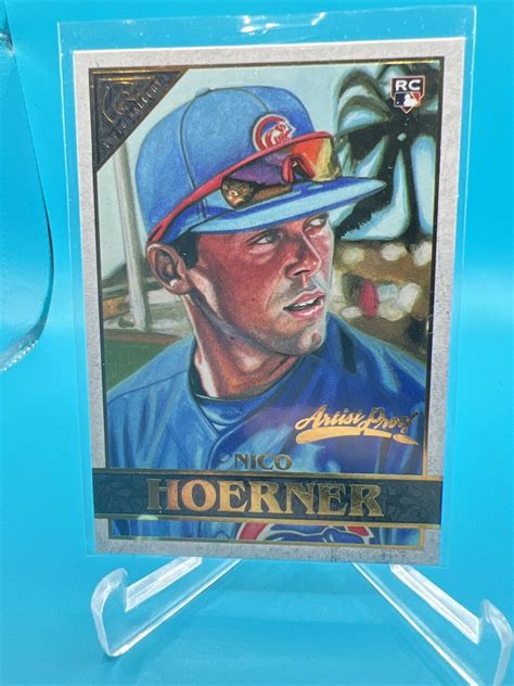 2020 Nico Hoerner Topps Gallery Artist Proof RC 18 Rookie Chicago Cubs