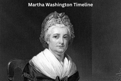 Martha Washington Timeline Have Fun With History