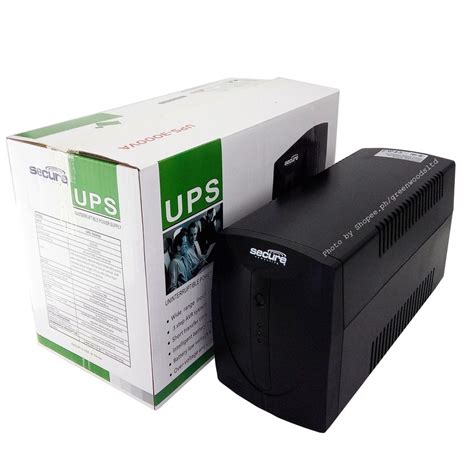 Secure Ups Va Uninterruptible Power Supply Shopee Philippines