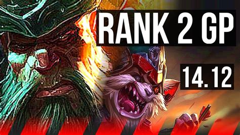 Gangplank Vs Kled Top Rank Gp Eune Master Youtube