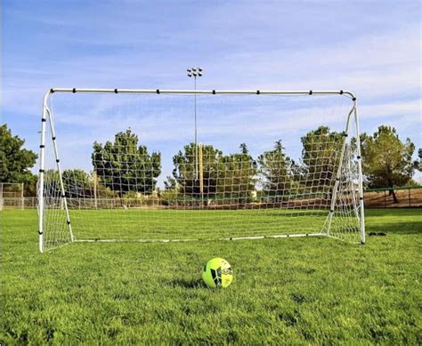 12 X 6 Soccer Goal For Backyard Heavy Duty Steel Frame With Net For