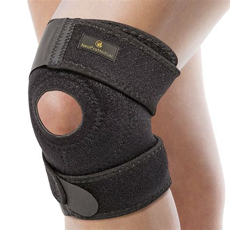 NeoProMedical Knee Support Neoprene Breathable Knee Brace Black