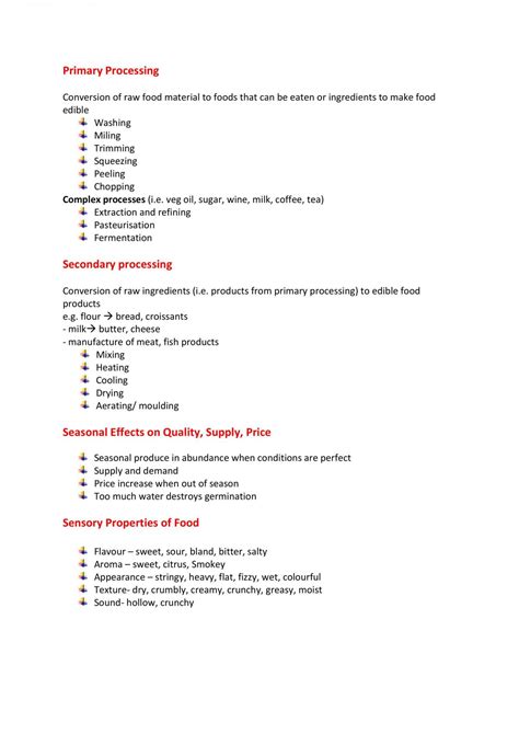 Vce Food Technology Exam Guide 1