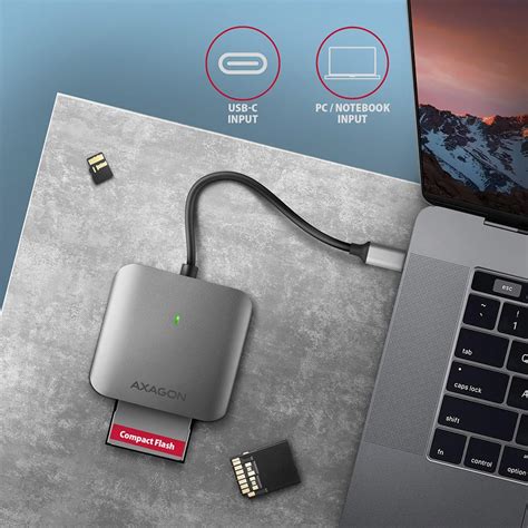 Čitač pametnih kartica AXAGON CRE S3C USB C Vacom hr