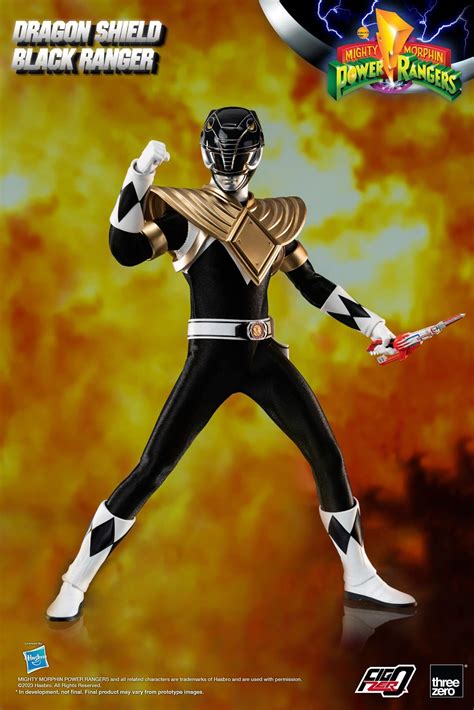 Power Rangers Black Ranger Gains The Dragon Shield With Threezero