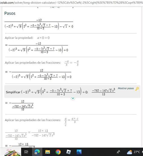 12 2 5 9 2² 5 7³27 10 3 13 100 son operaciones