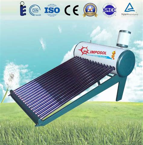 L L Compact Non Pressure Solar Water Heater With Keymark Solar